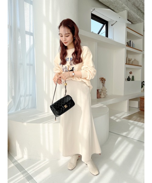 jumelle（ジュメロ）の「アニマルプリントスウェット（スウェット・レディース・アイボリー/ブルー・FREE）」の9枚目の写真