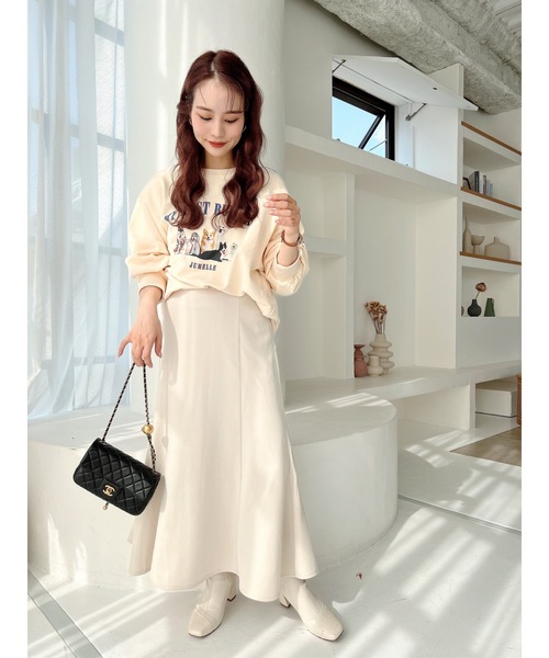 jumelle（ジュメロ）の「アニマルプリントスウェット（スウェット・レディース・アイボリー/ブルー・FREE）」の15枚目の写真