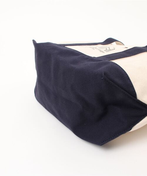 Manhattan Portage(マンハッタンポーテージ)の「Ambrose Tote Bag Canvas Lite 2022(トートバッグ・メンズ・オレンジ/ネイビー・SMALL)」の3枚目の写真