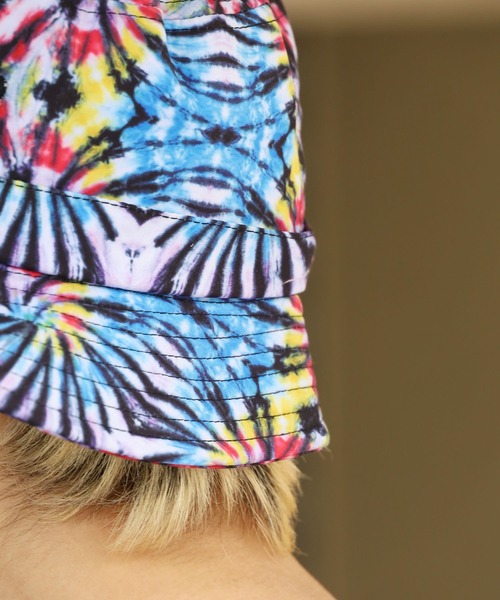 RIPNDIP(リップンディップ)の「RIPNDIP/リップンディップ Lord Nermal Dyed Bucket Hat バケットハット タイダイ 総柄(ハット・メンズ・レインボー・ONE SIZE)」の13枚目の写真