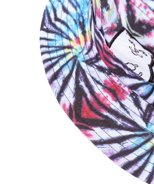 RIPNDIP(リップンディップ)の「RIPNDIP/リップンディップ Lord Nermal Dyed Bucket Hat バケットハット タイダイ 総柄(ハット・メンズ・レインボー・ONE SIZE)」の2枚目の写真
