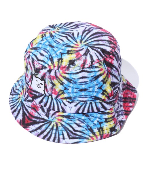 RIPNDIP(リップンディップ)の「RIPNDIP/リップンディップ Lord Nermal Dyed Bucket Hat バケットハット タイダイ 総柄(ハット・メンズ・レインボー・ONE SIZE)」の11枚目の写真