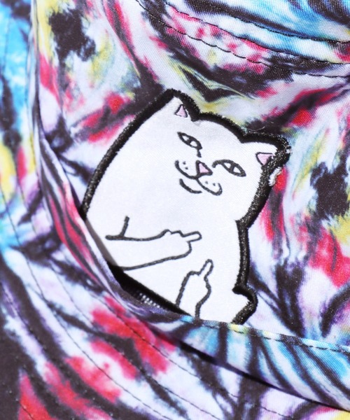 RIPNDIP(リップンディップ)の「RIPNDIP/リップンディップ Lord Nermal Dyed Bucket Hat バケットハット タイダイ 総柄(ハット・メンズ・レインボー・ONE SIZE)」の5枚目の写真