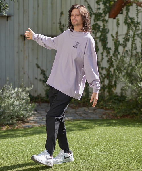 CAMBIO(カンビオ)の「mlt3774-プリントビッグシルエットロンT(スカルサーカス)(Tシャツ/カットソー・メンズ・グレー系その他/ホワイト/パープル系その他・M/S/L/XL)」の19枚目の写真