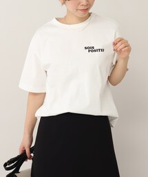 UNTITLED | 【STORY掲載】オーガニックコットン ロゴTシャツ【マシンウォッシャブル】(Tシャツ/カットソー)