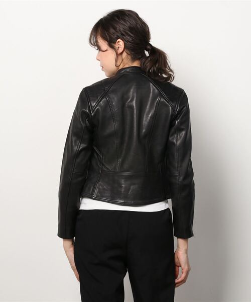 ALLSAINTS（オールセインツ）の「NEVE TAB NECK LEATHER BIKER