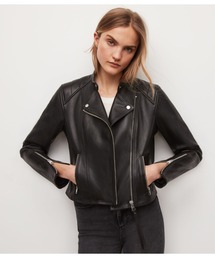 ALLSAINTS | NEVE TAB NECK LEATHER BIKER JACKET | NEVE TAB ネック レザー バイカー ジャケット(ライダースジャケット)