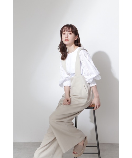 JILL STUART（ジルスチュアート）の「◆ルチアーノカットソー（Tシャツ/カットソー・レディース・パープル/ホワイト・FREE）」の5枚目の写真