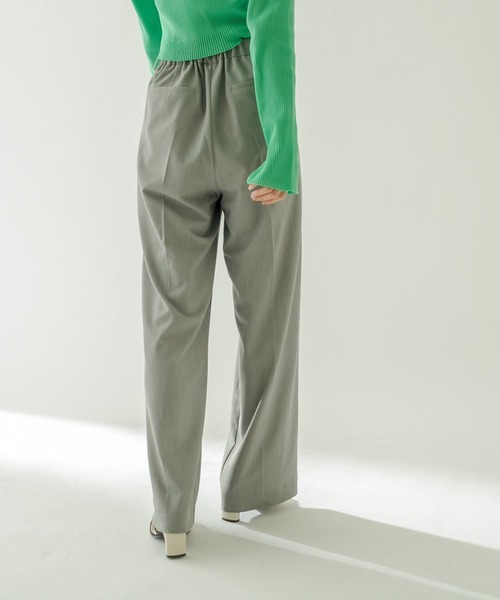 mystic（ミスティック）の「スラックスワイドパンツ（スラックス・レディース・ブラック/グレー/オフホワイト/オレンジ/ブラウン・1/2/0）」の17枚目の写真