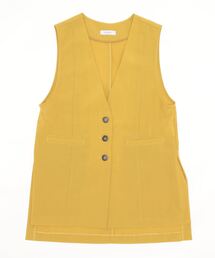 PAGEBOY | リネンライククリアジレ(その他アウター)