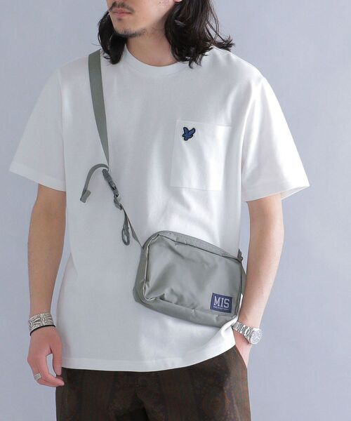 LYLE&SCOTT(ライルアンドスコット)の「*【SHIPS別注】: Lyle&Scott ワンポイント ロゴ 鹿の子 Tシャツ(Tシャツ/カットソー・メンズ・ホワイト/ブラック/ライトブルー/ロイヤルブルー・SMALL/MEDIUM/LARGE/X-LARGE)」の2枚目の写真