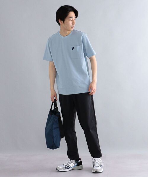 LYLE&SCOTT(ライルアンドスコット)の「*【SHIPS別注】: Lyle&Scott ワンポイント ロゴ 鹿の子 Tシャツ(Tシャツ/カットソー・メンズ・ホワイト/ブラック/ライトブルー/ロイヤルブルー・SMALL/MEDIUM/LARGE/X-LARGE)」の18枚目の写真