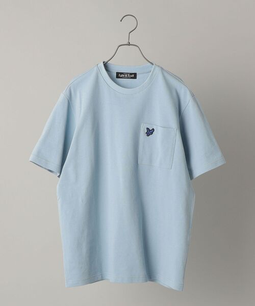 LYLE&SCOTT(ライルアンドスコット)の「*【SHIPS別注】: Lyle&Scott ワンポイント ロゴ 鹿の子 Tシャツ(Tシャツ/カットソー・メンズ・ホワイト/ブラック/ライトブルー/ロイヤルブルー・SMALL/MEDIUM/LARGE/X-LARGE)」の14枚目の写真