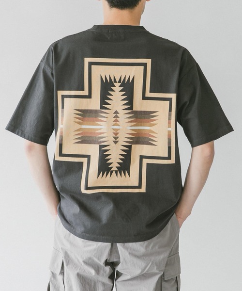 PENDLETON（ペンドルトン）の「『別注』PENDLETON×DOORS　バックプリントTシャツ（Tシャツ/カットソー・メンズ・ホワイト/ミント/チャコールグレー/レッド・X-LARGE/MEDIUM/LARGE）」の3枚目の写真