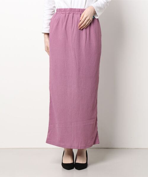 HONEYSUCKLE ROSE（ハニーサックルローズ）の「【HONEYSUCKLE ROSE】楊柳プリーツスカート（スカート・レディース・ライトピンク/ピンク/ベージュ/フューシャピンク/ブラック・L/M）」の5枚目の写真