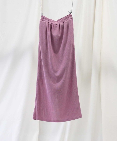 HONEYSUCKLE ROSE（ハニーサックルローズ）の「【HONEYSUCKLE ROSE】楊柳プリーツスカート（スカート・レディース・ライトピンク/ピンク/ベージュ/フューシャピンク/ブラック・L/M）」の8枚目の写真