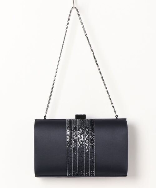 HANAE MORI(ハナエモリ)の「【HANAE MORI】パーティーバッグ(ハンドバッグ・レディース・ブラック/ネイビー/ベージュ・ONE SIZE)」の1枚目の写真