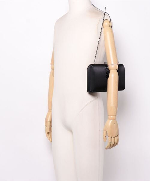 HANAE MORI(ハナエモリ)の「【HANAE MORI】パーティーバッグ(ハンドバッグ・レディース・ブラック/ネイビー/ベージュ・ONE SIZE)」の9枚目の写真