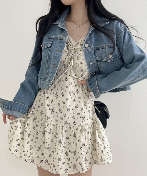 BEIDELLI（ベイデリー）の「[BELLIDE MADE] パッチポイントデイリー デニムジャケット（デニムジャケット・レディース・ブルー・FREE）」の5枚目の写真