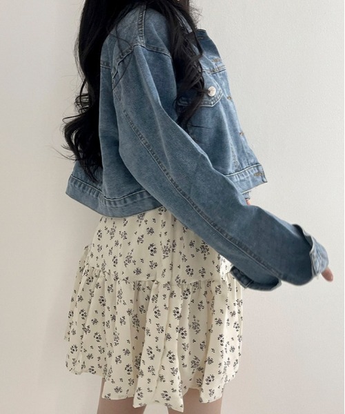 BEIDELLI（ベイデリー）の「[BELLIDE MADE] パッチポイントデイリー デニムジャケット（デニムジャケット・レディース・ブルー・FREE）」の11枚目の写真