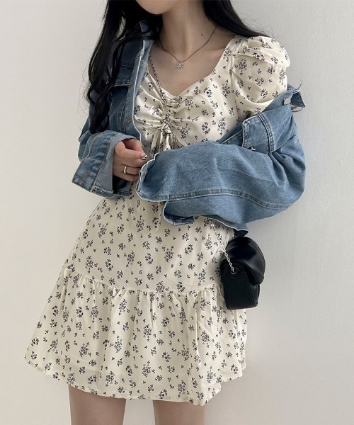 BEIDELLI（ベイデリー）の「[BELLIDE MADE] パッチポイントデイリー デニムジャケット（デニムジャケット・レディース・ブルー・FREE）」の4枚目の写真