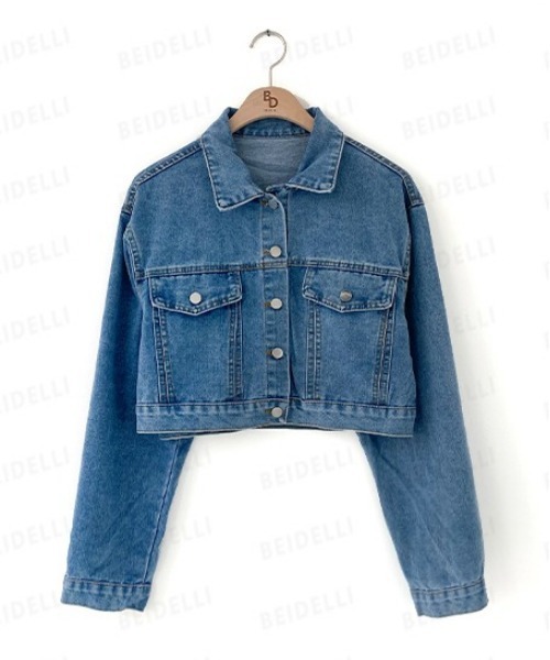 BEIDELLI（ベイデリー）の「[BELLIDE MADE] パッチポイントデイリー デニムジャケット（デニムジャケット・レディース・ブルー・FREE）」の10枚目の写真