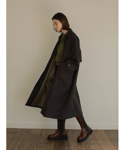 AMAIL（アマイル）の「Bitter chocolate long boots（ブーツ・レディース・ブラウン/ブラック・S/M）」の11枚目の写真