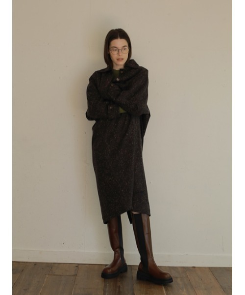 AMAIL（アマイル）の「Bitter chocolate long boots（ブーツ・レディース・ブラウン/ブラック・S/M）」の19枚目の写真