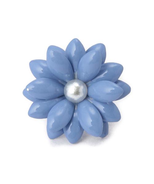 green label relaxing（グリーンレーベルリラクシング）の「GT フラワー/ピアス②◆（ピアス（両耳用）・レディース・オフホワイト/イエロー/ライトブルー/ライラック・フリー）」の5枚目の写真