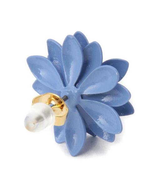 green label relaxing（グリーンレーベルリラクシング）の「GT フラワー/ピアス②◆（ピアス（両耳用）・レディース・オフホワイト/イエロー/ライトブルー/ライラック・フリー）」の6枚目の写真