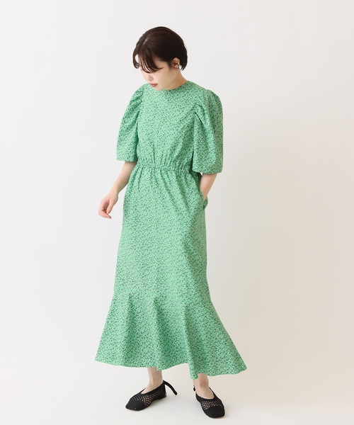 セール】ピケフラワーワンピース（ワンピース）｜IENA（イエナ