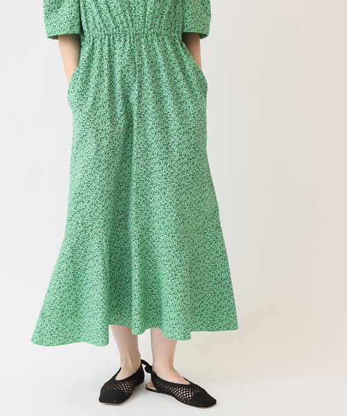 IENA（イエナ）の「ピケフラワーワンピース（ワンピース・レディース・グリーン・38/36）」の9枚目の写真