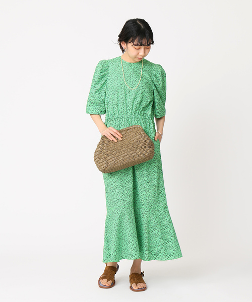 IENA（イエナ）の「ピケフラワーワンピース（ワンピース・レディース・グリーン・38/36）」の10枚目の写真