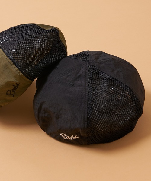 THE PARK SHOP（ザパークショップ）の「【KIDS】【THE PARK SHOP】WATERBOY BERRET（ハンチング/ベレー帽・キッズ・オリーブ/ブラック・ONE SIZE）」の2枚目の写真