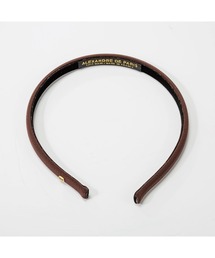 アレクサンドル　ドゥ　パリ　カチューシャ　ヘアバンド　ブラウン　美品　高級　人気 ALEXANDRE DE PARIS アレクサンドル ドゥ パリ カチューシャ THB