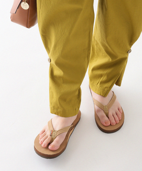 RAINBOW SANDALS（レインボーサンダル）の「【RAINBOW SANDALS/レインボーサンダル】 1/2 NARROW STRAP：サンダル（サンダル・レディース・ブラック/ベージュ・SMALL/MEDIUM/LARGE）」の6枚目の写真