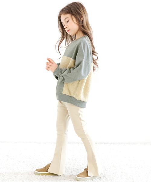 Bee des Bee（ビーデスビー）の「切り替えトップス（スウェット・キッズ・グレー×ホワイト/ブラック×ホワイト・150cm/140cm/100cm/130cm/110cm/120cm）」の3枚目の写真