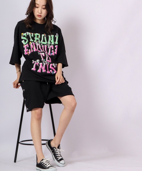 RE730(アールイーセブンサーティー)の「RE730 ドルマンスリーブ半袖Tシャツ(Tシャツ/カットソー・メンズ・ホワイト/ホワイト系その他/グリーン/ブラック/ブルー/ブラック系その他・L/XL/M)」の10枚目の写真