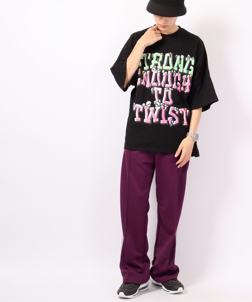 RE730(アールイーセブンサーティー)の「RE730 ドルマンスリーブ半袖Tシャツ(Tシャツ/カットソー・メンズ・ホワイト/ホワイト系その他/グリーン/ブラック/ブルー/ブラック系その他・L/XL/M)」の14枚目の写真