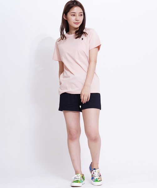 GIORDANO（ジョルダーノ）の「[GIORDANO] ライオン刺繍クルーネック半袖Tシャツ（Tシャツ/カットソー・レディース・ブラック/ピンク/ホワイト系その他/カーキ/ホワイト・LARGE/X-LARGE/SMALL/MEDIUM）」の15枚目の写真