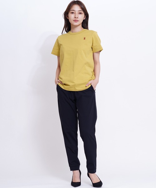 GIORDANO（ジョルダーノ）の「[GIORDANO] ライオン刺繍クルーネック半袖Tシャツ（Tシャツ/カットソー・レディース・ブラック/ピンク/ホワイト系その他/カーキ/ホワイト・LARGE/X-LARGE/SMALL/MEDIUM）」の12枚目の写真