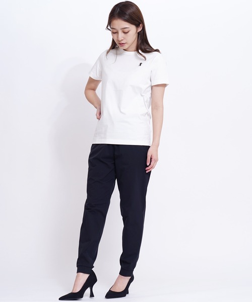 GIORDANO（ジョルダーノ）の「[GIORDANO] ライオン刺繍クルーネック半袖Tシャツ（Tシャツ/カットソー・レディース・ブラック/ピンク/ホワイト系その他/カーキ/ホワイト・LARGE/X-LARGE/SMALL/MEDIUM）」の14枚目の写真