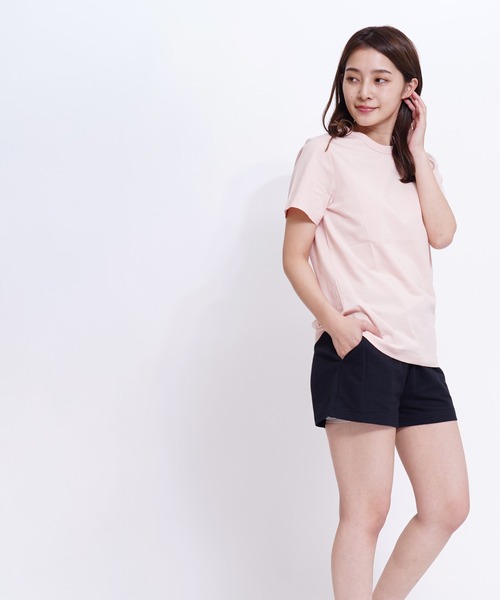 GIORDANO（ジョルダーノ）の「[GIORDANO] ライオン刺繍クルーネック半袖Tシャツ（Tシャツ/カットソー・レディース・ブラック/ピンク/ホワイト系その他/カーキ/ホワイト・LARGE/X-LARGE/SMALL/MEDIUM）」の17枚目の写真
