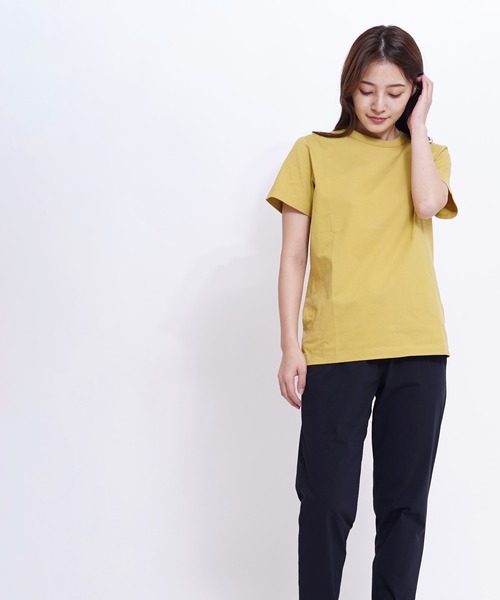 GIORDANO（ジョルダーノ）の「[GIORDANO] ライオン刺繍クルーネック半袖Tシャツ（Tシャツ/カットソー・レディース・ブラック/ピンク/ホワイト系その他/カーキ/ホワイト・LARGE/X-LARGE/SMALL/MEDIUM）」の20枚目の写真