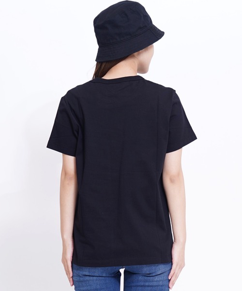GIORDANO（ジョルダーノ）の「[GIORDANO] ライオン刺繍クルーネック半袖Tシャツ（Tシャツ/カットソー・レディース・ブラック/ピンク/ホワイト系その他/カーキ/ホワイト・LARGE/X-LARGE/SMALL/MEDIUM）」の11枚目の写真