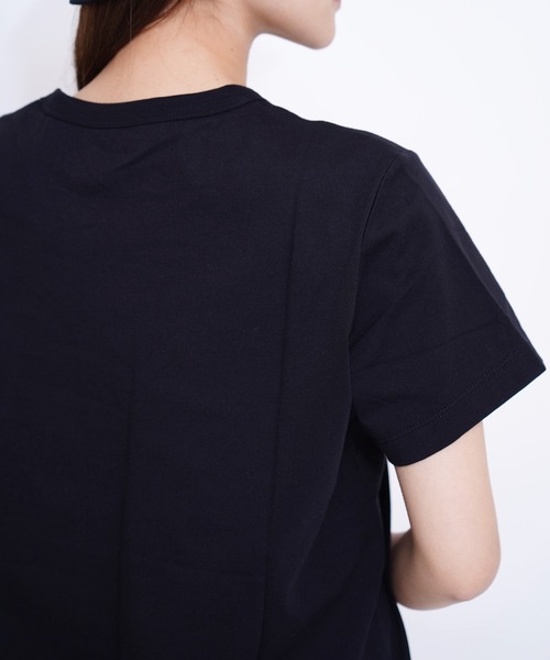 GIORDANO（ジョルダーノ）の「[GIORDANO] ライオン刺繍クルーネック半袖Tシャツ（Tシャツ/カットソー・レディース・ブラック/ピンク/ホワイト系その他/カーキ/ホワイト・LARGE/X-LARGE/SMALL/MEDIUM）」の13枚目の写真