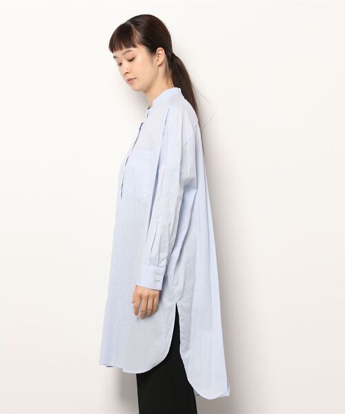 mizuiroind（ミズイロインド）の「mizuiro ind スタンドカラー
