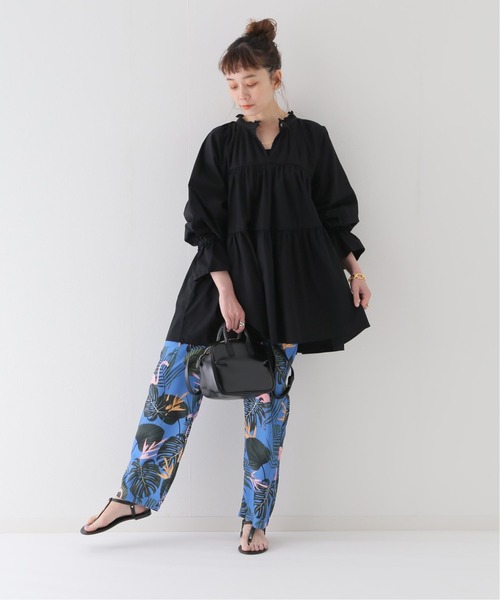 JOURNAL STANDARD relume(ジャーナルスタンダード レリューム)の「ウォッシャブルコットンタックティアード(シャツ/ブラウス・レディース・ブラック/ホワイト・FREE)」の15枚目の写真