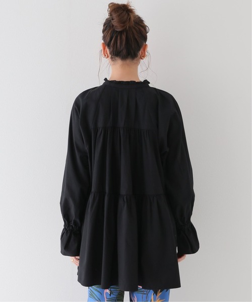 JOURNAL STANDARD relume(ジャーナルスタンダード レリューム)の「ウォッシャブルコットンタックティアード(シャツ/ブラウス・レディース・ブラック/ホワイト・FREE)」の20枚目の写真