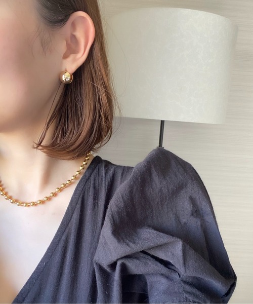 felice(フェリーチェ)の「【felice】ball pierce(ピアス(両耳用)・レディース・ゴールド/シルバー・FREE)」の3枚目の写真